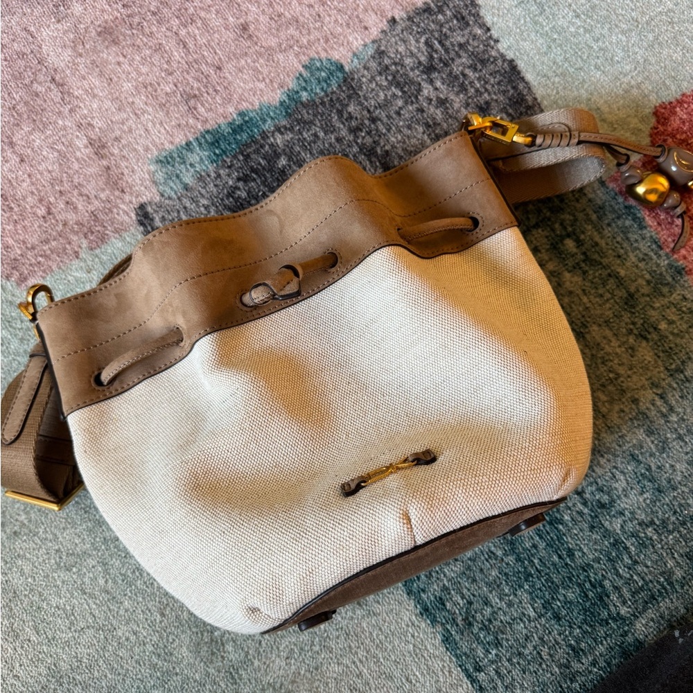 Donn Karen canvas bucket bag